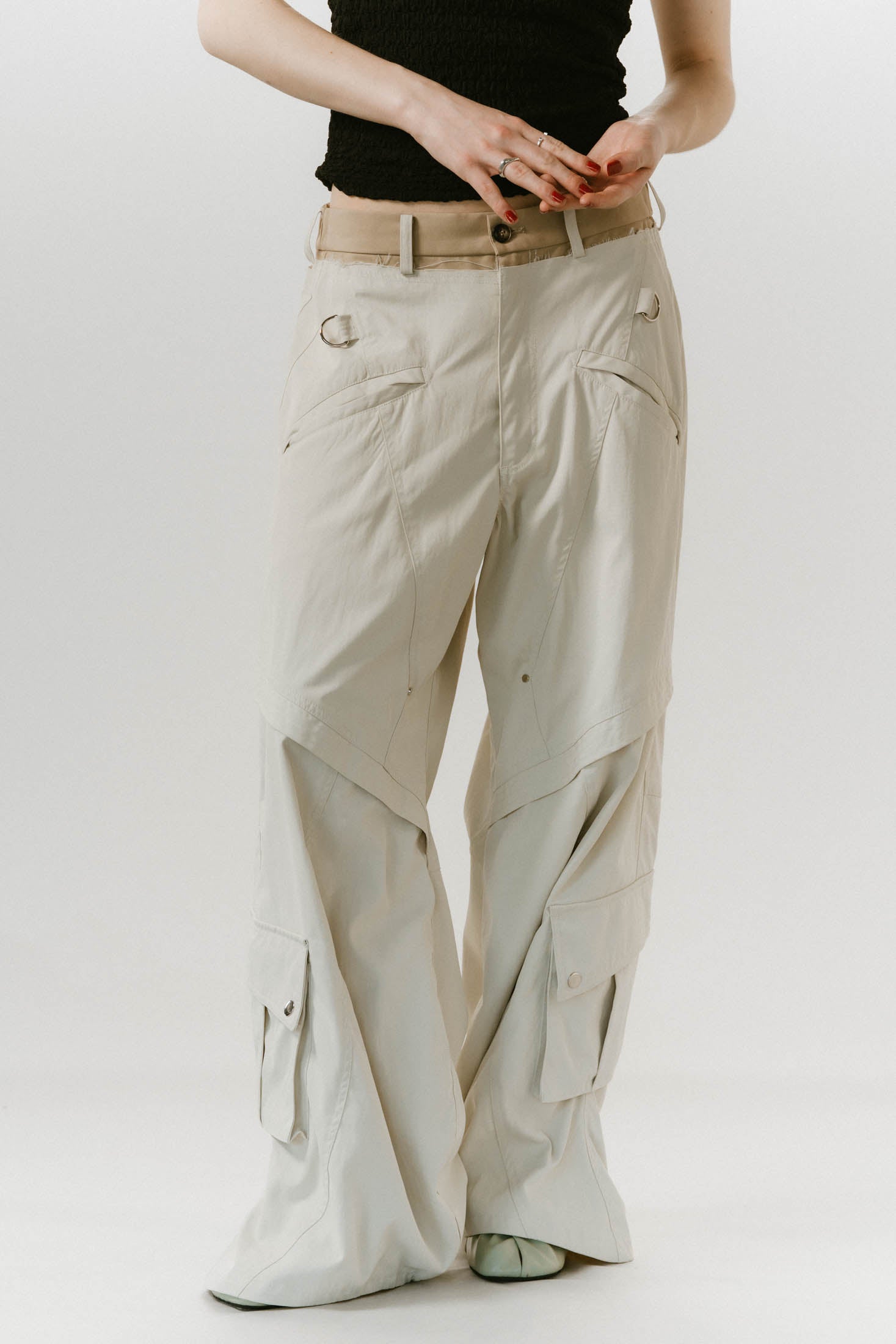 docking nylon pants(unisex)/ivory | KNUTH MARF