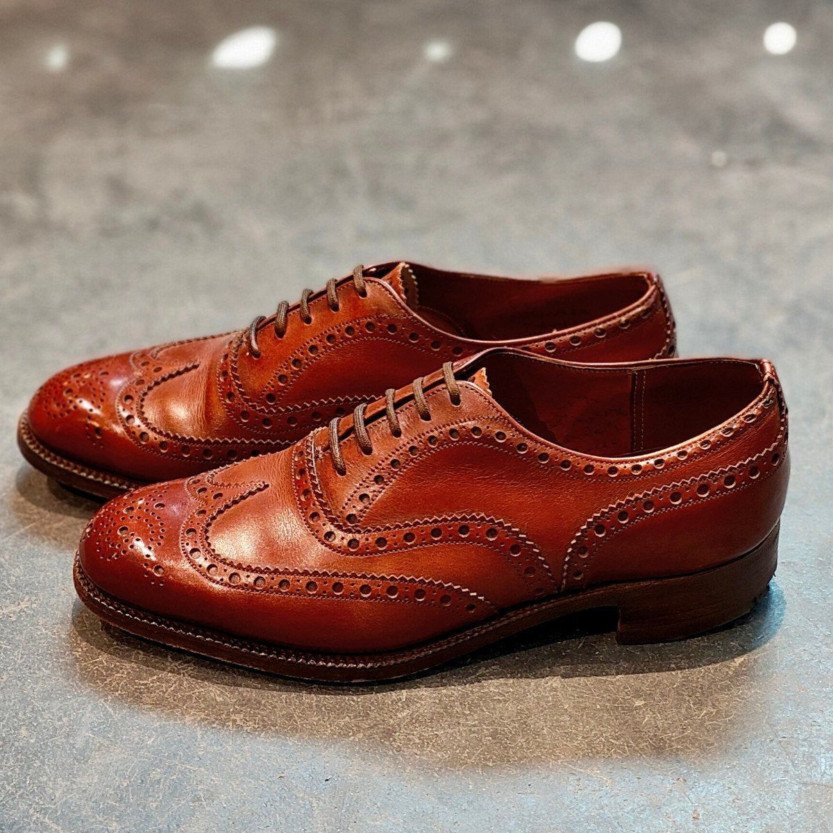 希少 美品 【Church's】チャーチ チェットウインド 3都市 ウイング