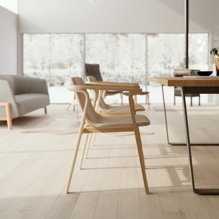 CONDEHOUSE カンディハウス 長原實デザイン ダイニングチェア 世代を