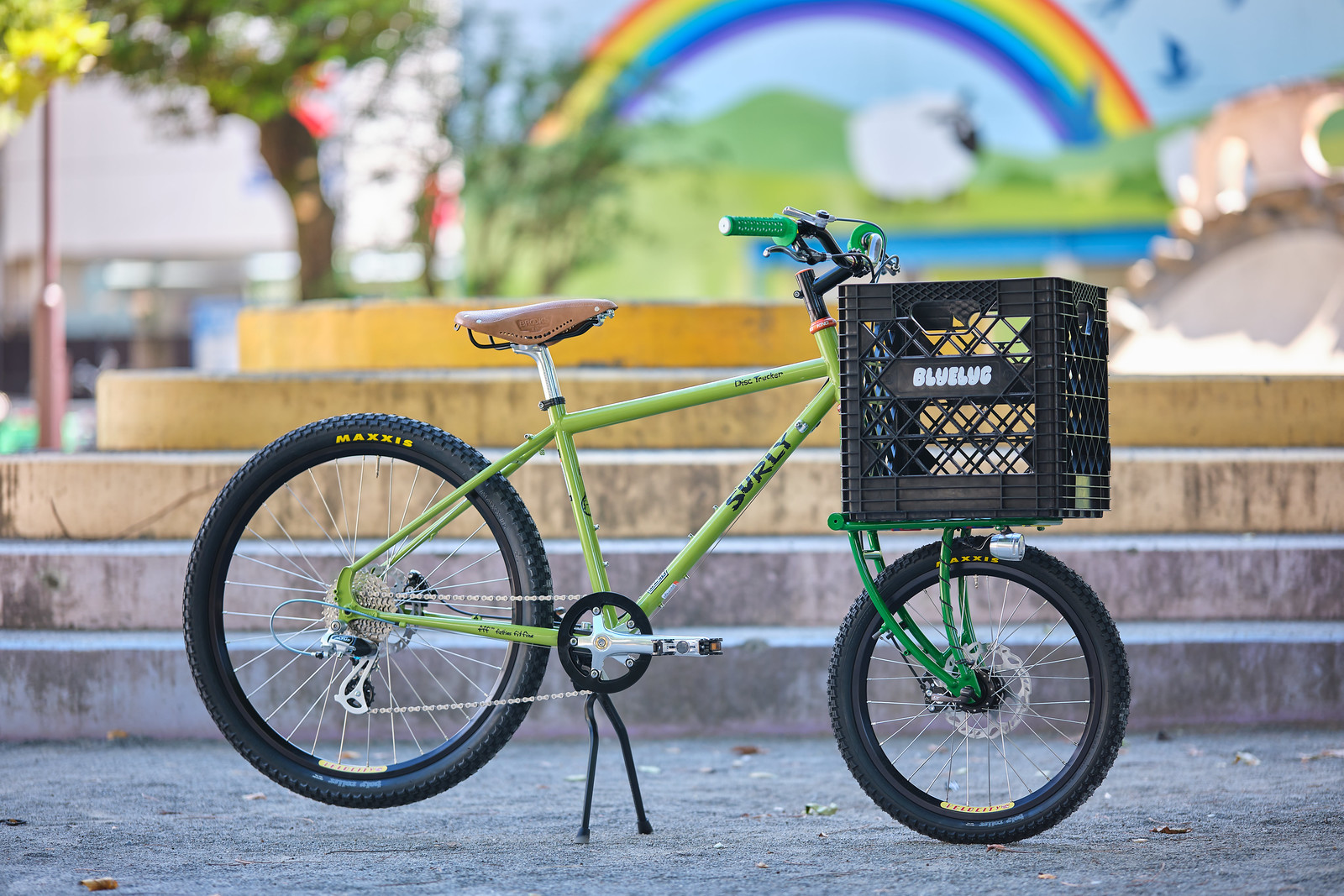 CRUSTカーゴフォーク(1-1/8インチ) + Fホイール+前後タイヤセット