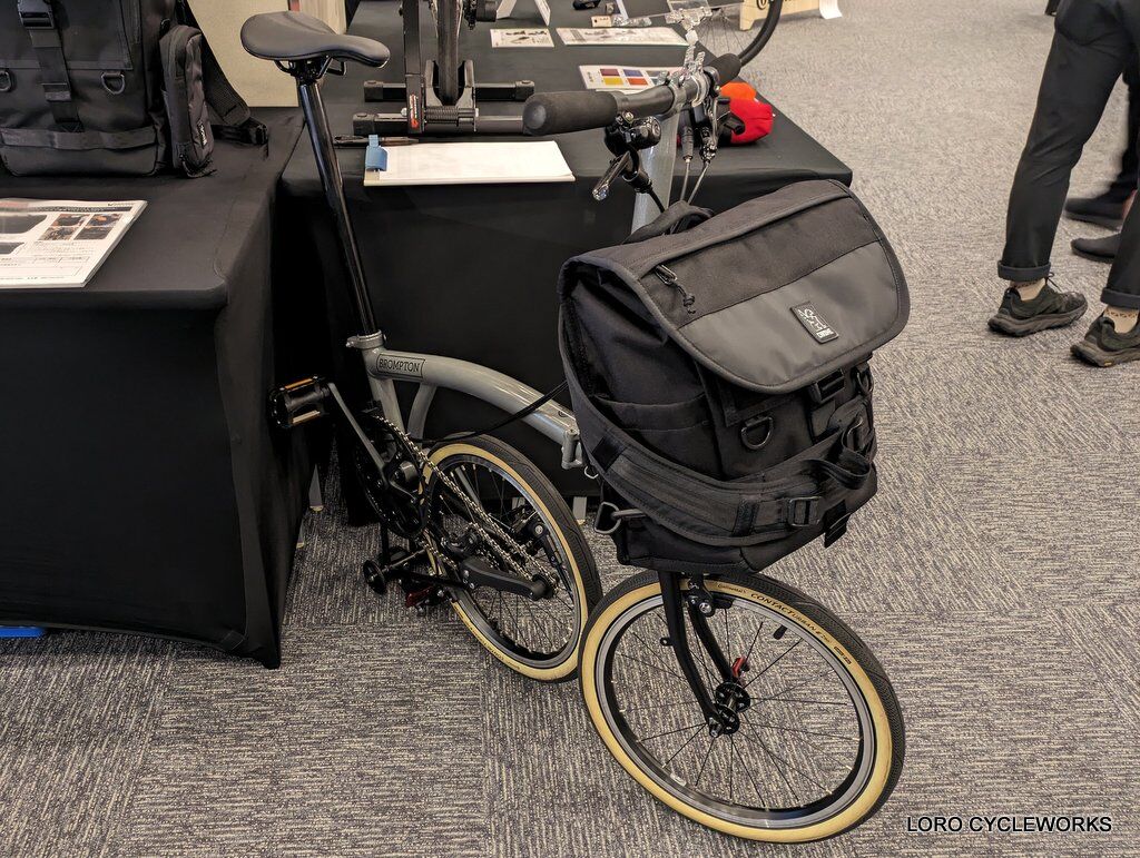 新しいBROMPTON用フロントラゲッジ「CHROME VERSATILE BACKPACK」発売