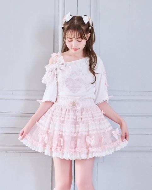 チュールリボンティアードスカパン ｜ LIZ LISA（リズリサ）公式通販