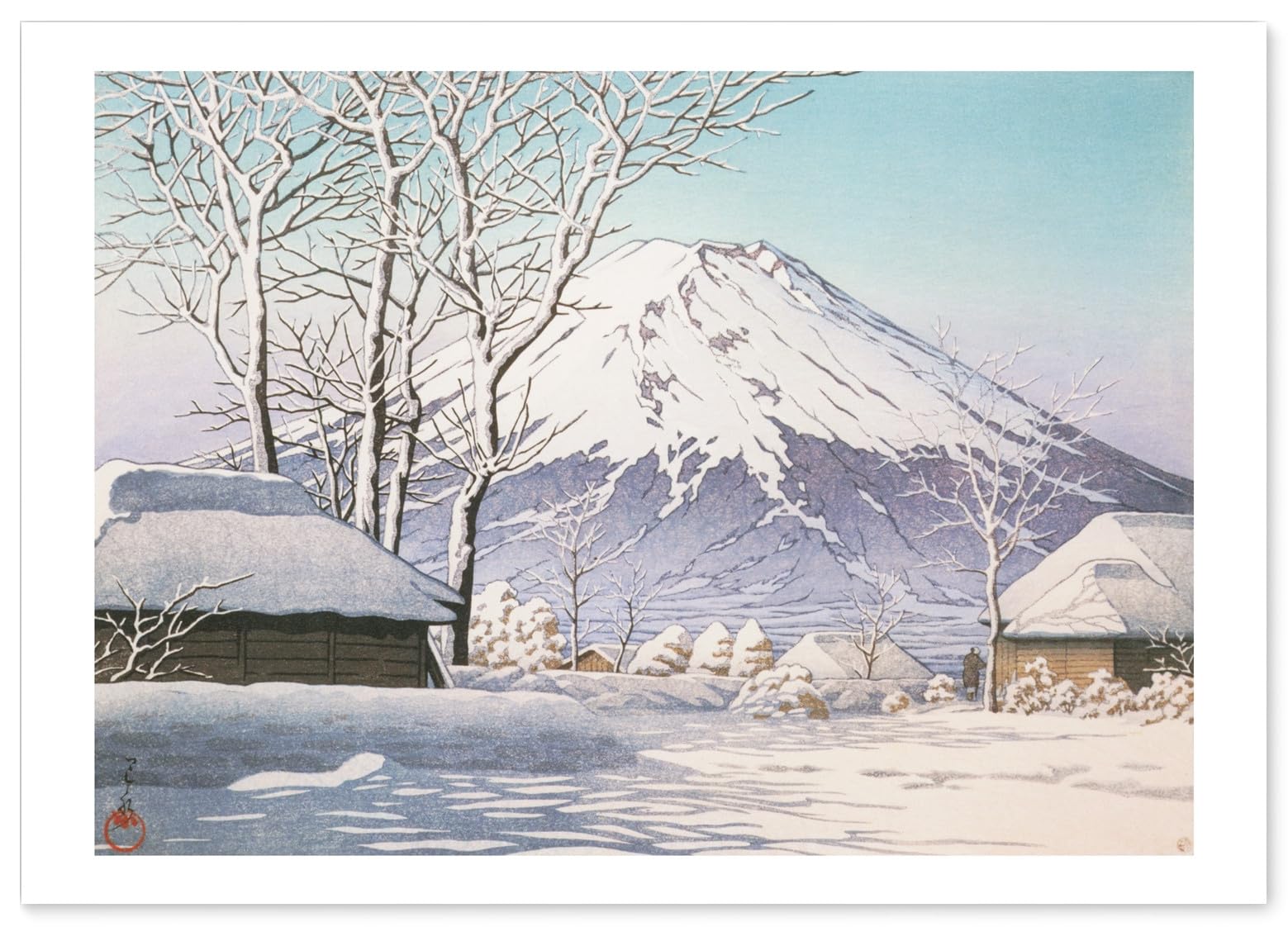 Amazon.co.jp: ポスター A3サイズ 絵画 (日本製) 日本画 インテリア