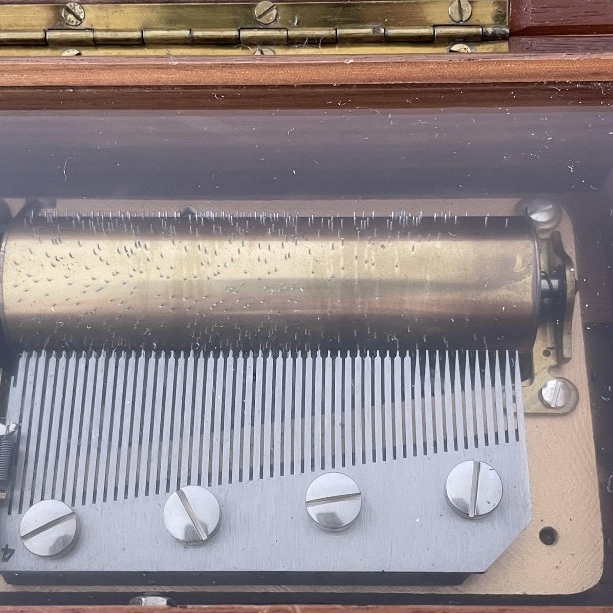 リュージュCH3/50 高級オルゴール 50弁 3曲入り スイス製 ブルーラベル