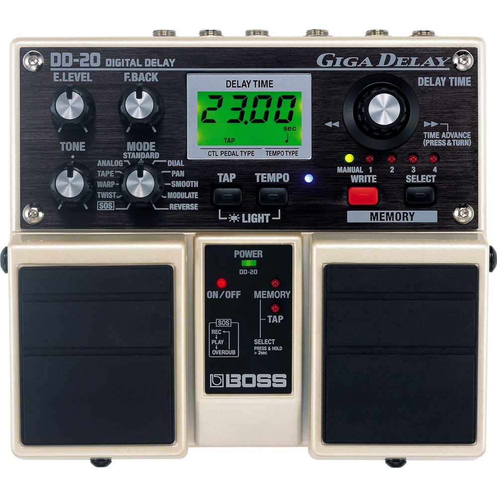 Amazon.com: Boss DD-20 Giga Delay Guitar Pedal : Musical Instruments