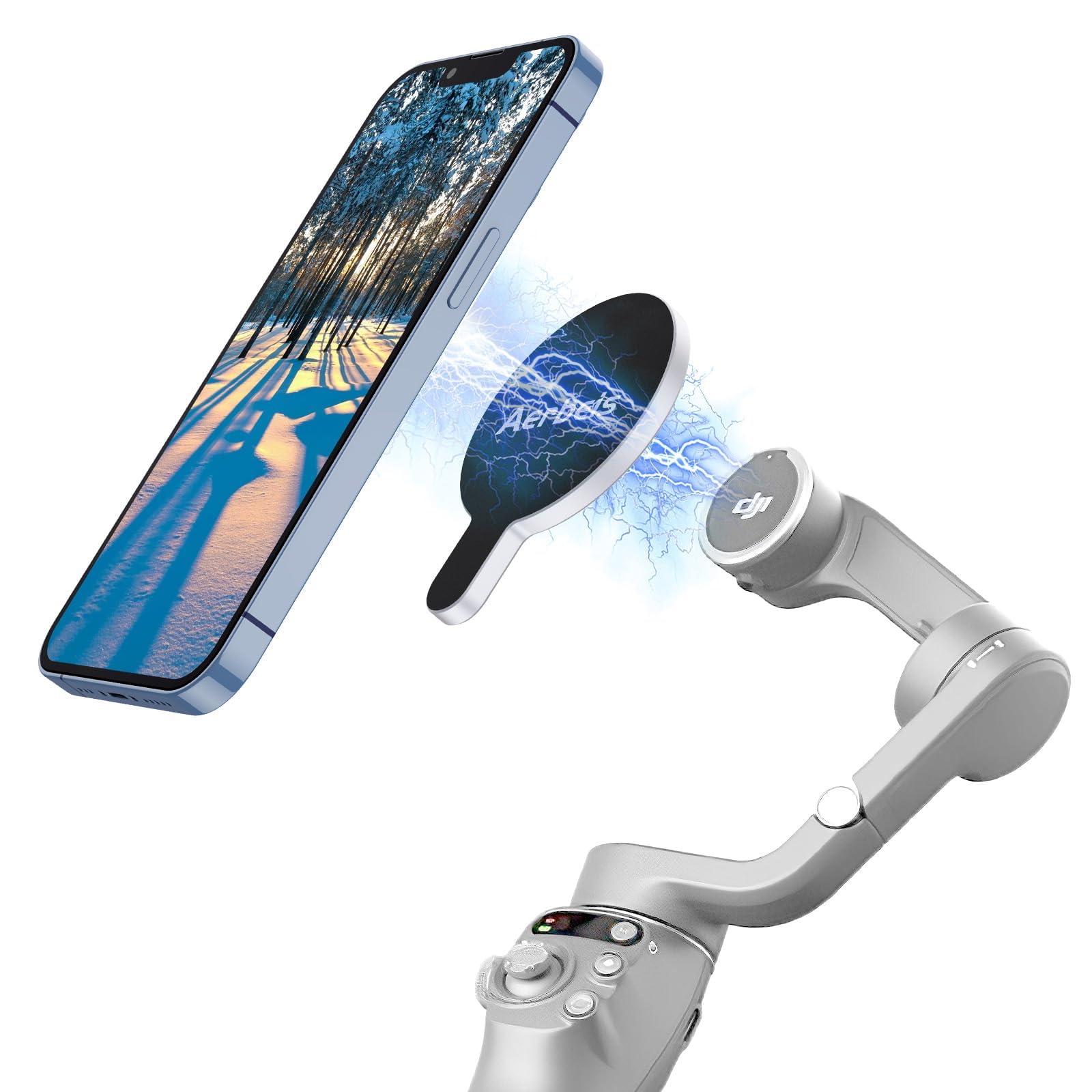 Amazon.com: Aerbeis for DJI Magnetic Phone Holder Clamp - for
