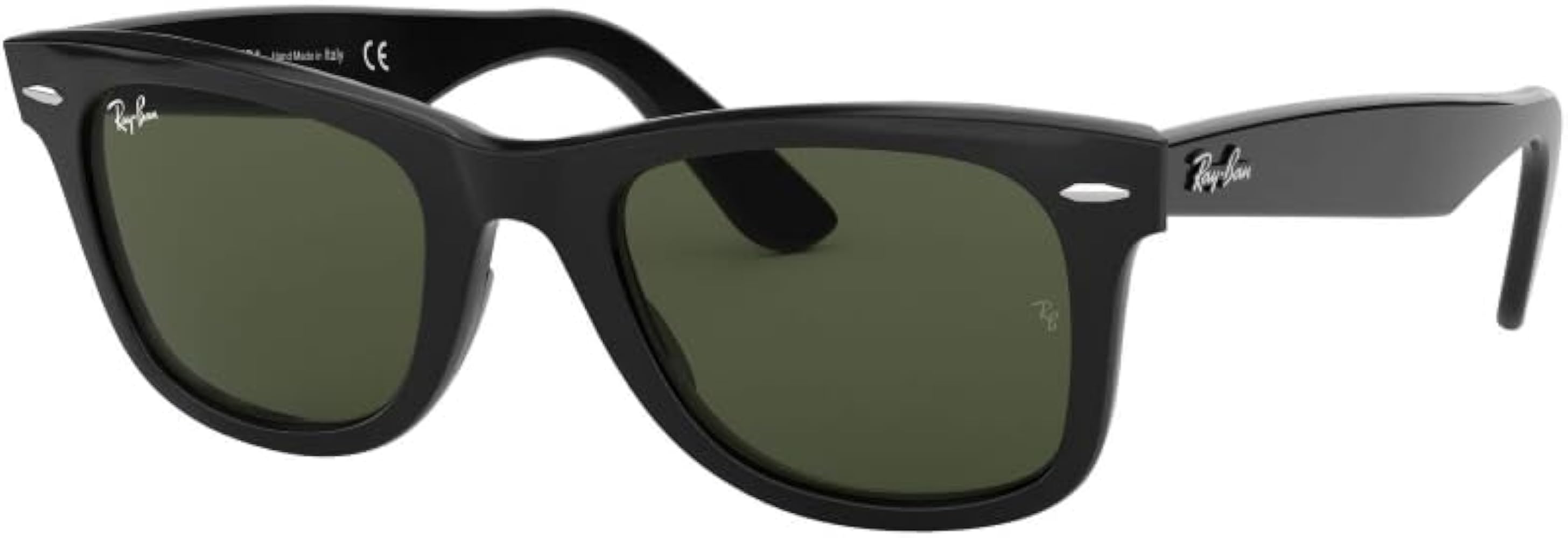 Amazon.com: Ray-Ban Wayfarer Sunglasses,54mm,Black/Crystal Green