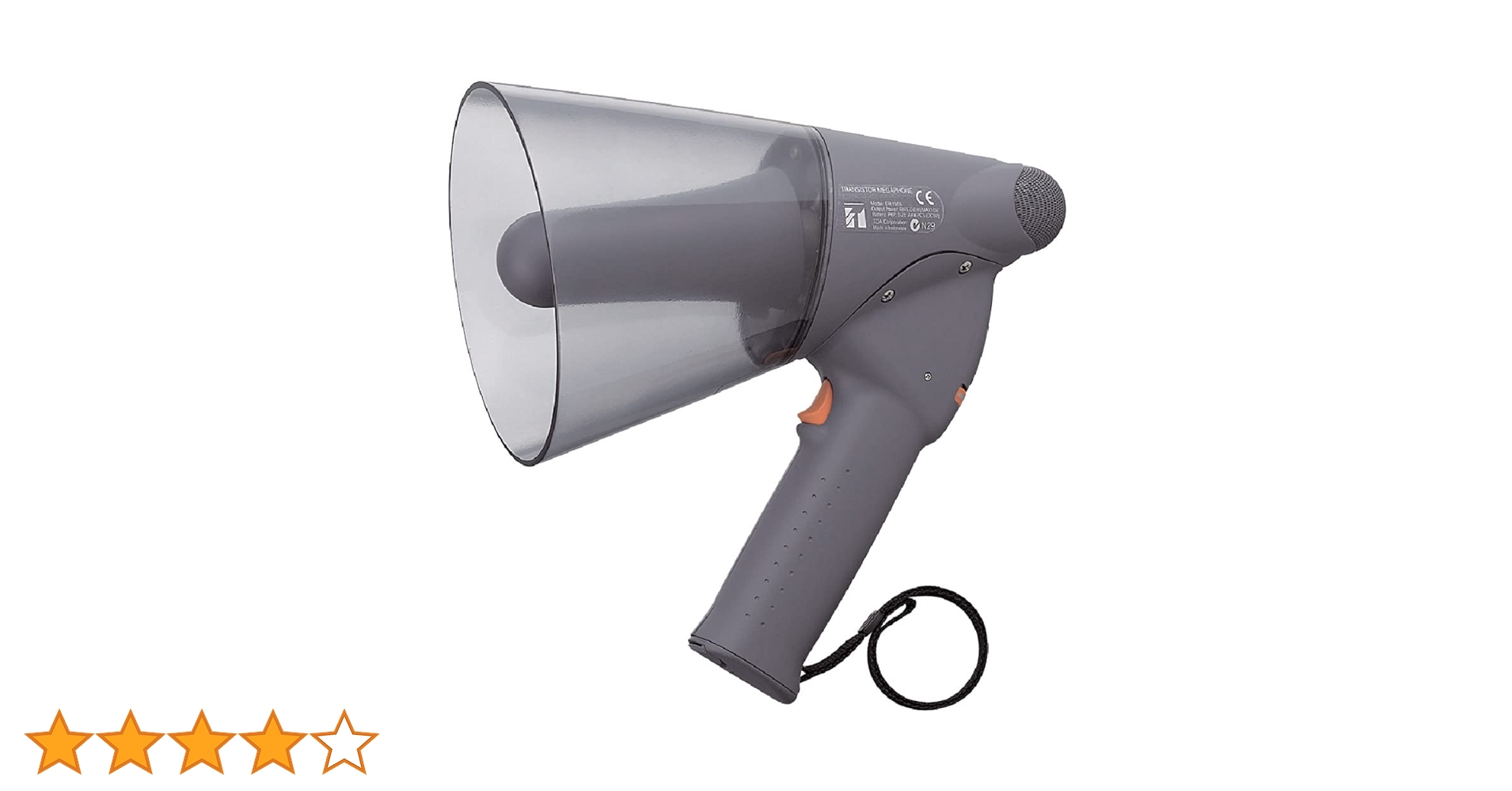 未使用 TOA 小型防滴メガホン 6W サイレン音付き 未使用 TOA 小型防滴