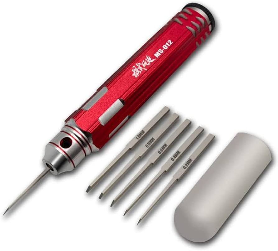 Amazon | ［SAISAC］スジボリ 5つ刃セット 彫刻刀 筋彫り ガンプラ