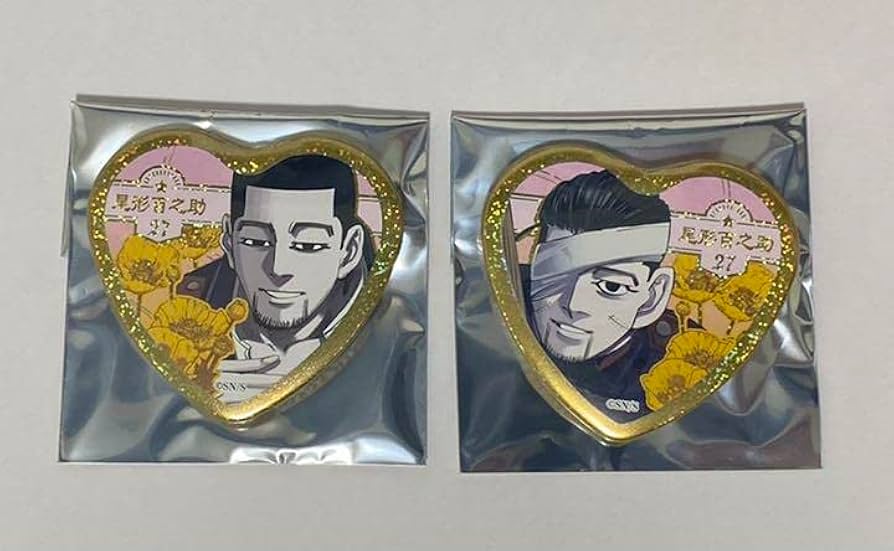 Amazon.co.jp: ゴールデンカムイ 尾形百之助 愛です 缶バッジ 第2弾