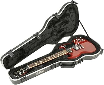 Amazon.com: SKB SKB-61 Deluxe Double Cutaway Electric Guitar Case