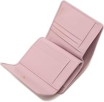 Amazon | [ミュウミュウ] 三つ折り財布 マテラッセ ミニ財布 ピンク