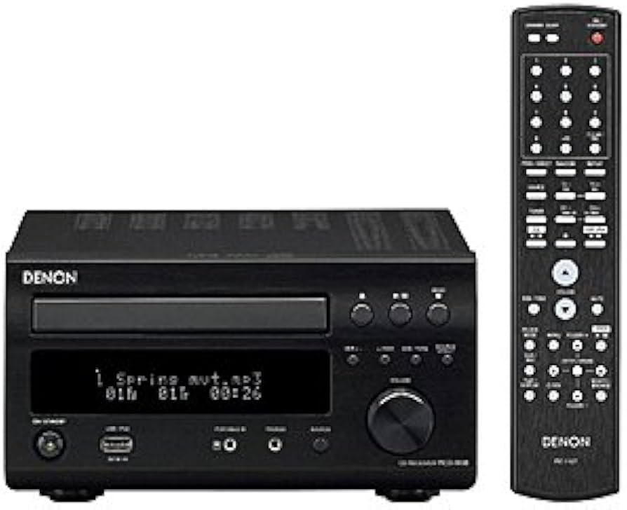 Amazon.co.jp: Denon CDレシーバー iPod対応 ブラック RCD-M38-K