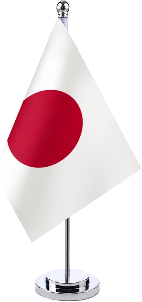 Amazon.co.jp: 卓上旗 旗立て台 ミニポール 日の丸 1本立てセット