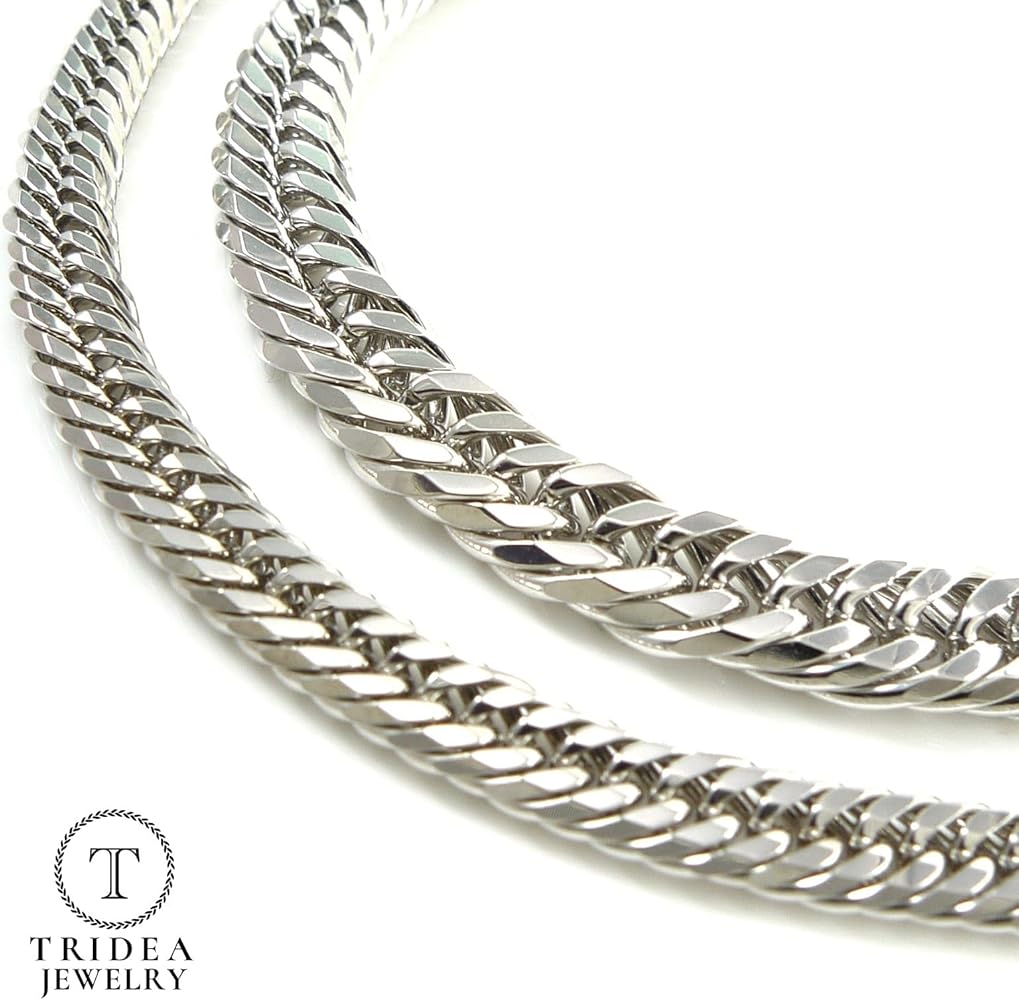 Amazon | SV925 シルバー 12面 トリプル 喜平 ネックレス 国産