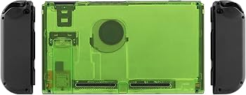 Amazon.com: eXtremeRate Transparent Clear Green Console Back Plate