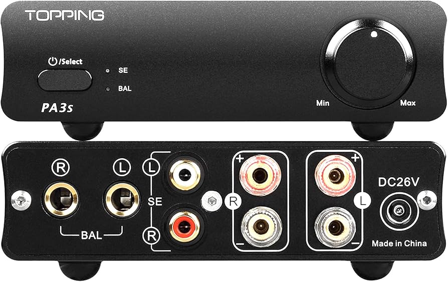 Amazon.com: Topping PA3S Power Amplifier MA12070*2 Class D Fully