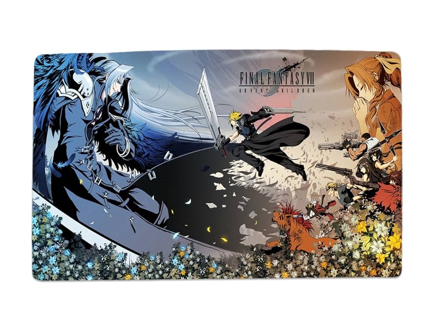 ファイナルファンタジーコラボ mtg クラウド プレイマット プレイ