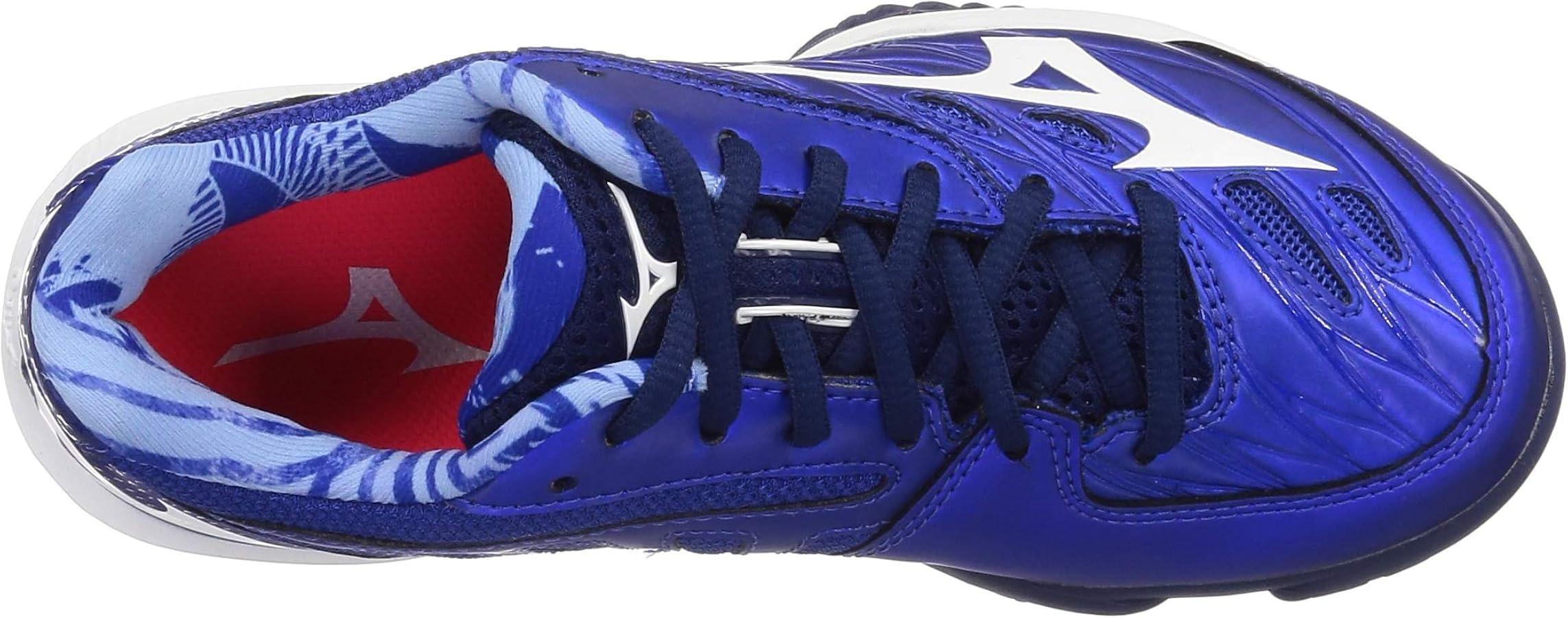 Amazon | [ミズノ] バドミントンシューズ ウエーブクロー ブルー