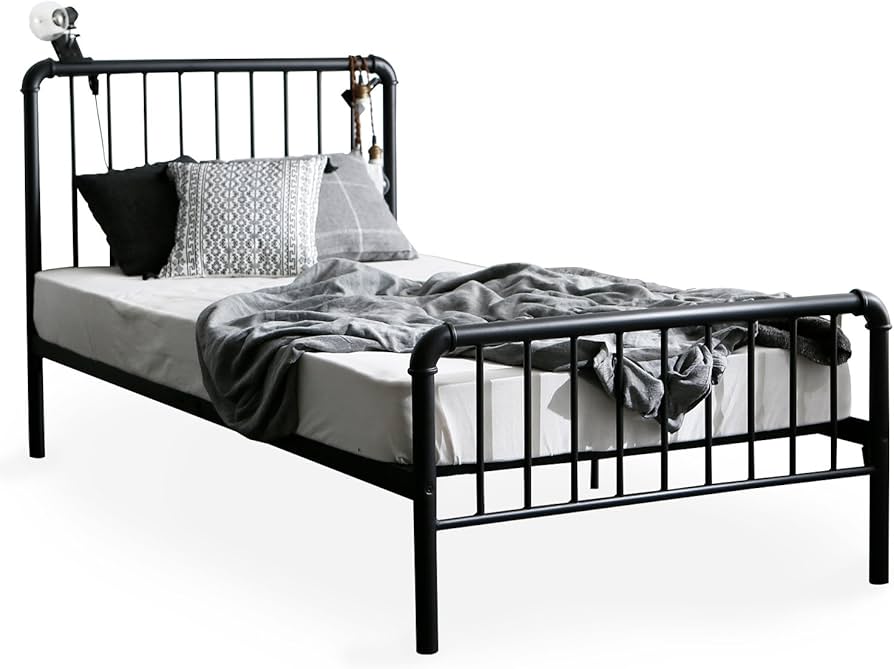 Amazon.co.jp: LOWYA ロウヤ ベッド ベッドフレーム スチール メッシュ