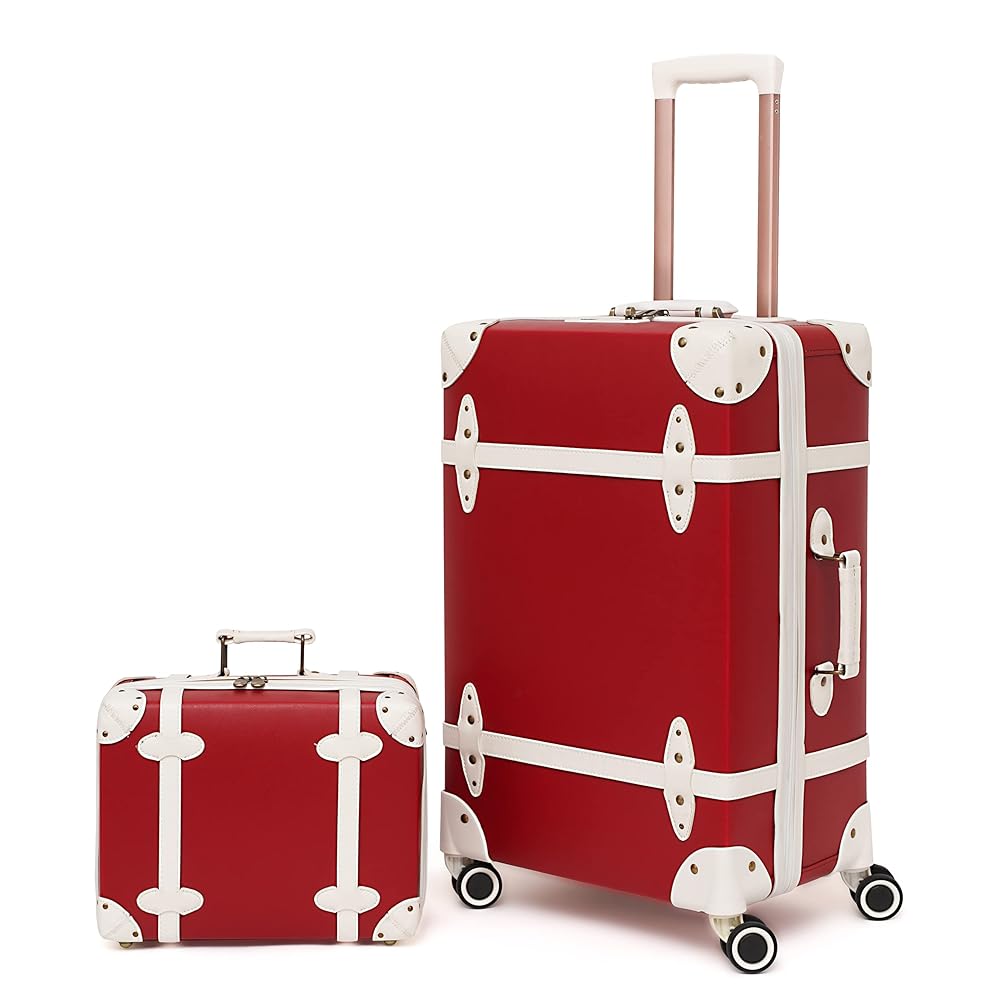 NZBZ] キャリーケース レトロ調 スーツケース S (20