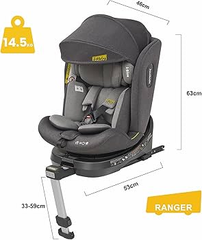 Amazon | Jovikids チャイルドシート ISOFIX、 360°回転式 i-Size R129