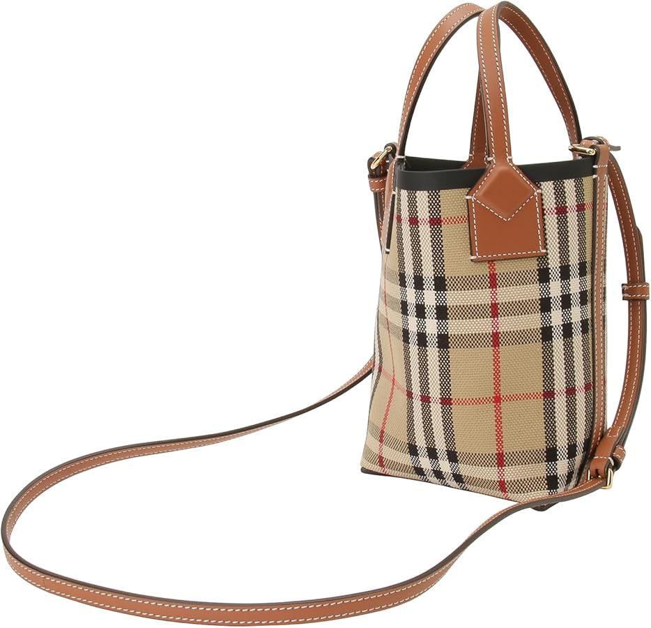 Amazon | バーバリー ヴィンテージチェックミニ ロンドン トートバッグ