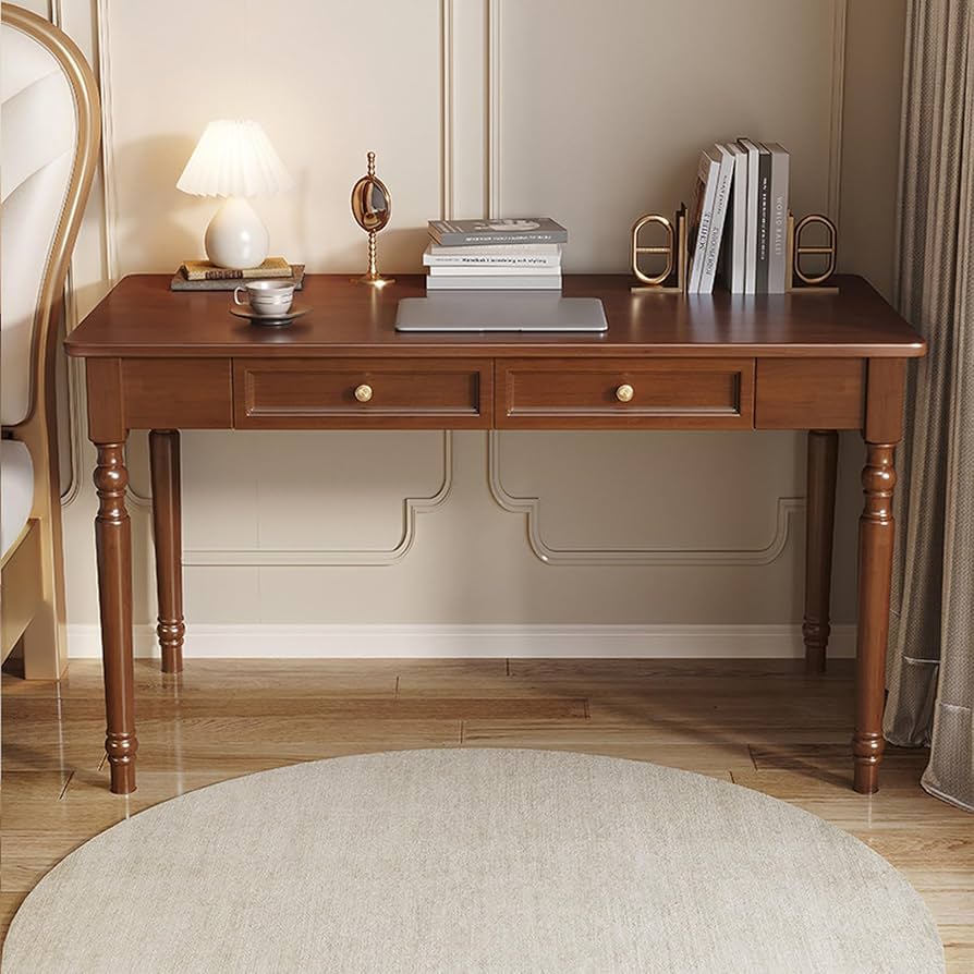 Amazon｜[GZGZ] コンソールデスク 引出し付 カラー1 机 アンティーク調