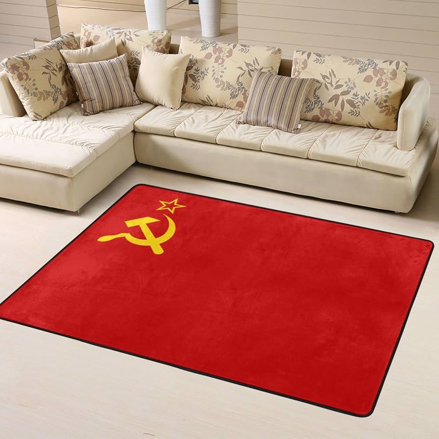 Amazon.com: Flag of The Soviet Union Area Rug 63x48in Rugs for