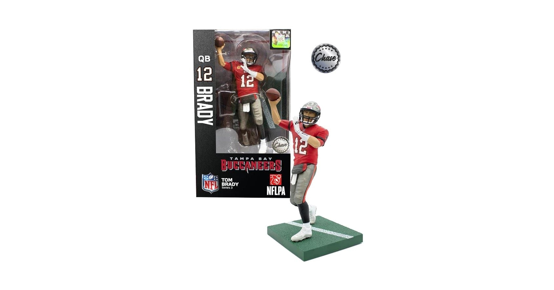 セール！NFL 6インチ トム・ブレイディ フィギュア ペイトリオッツ/紺