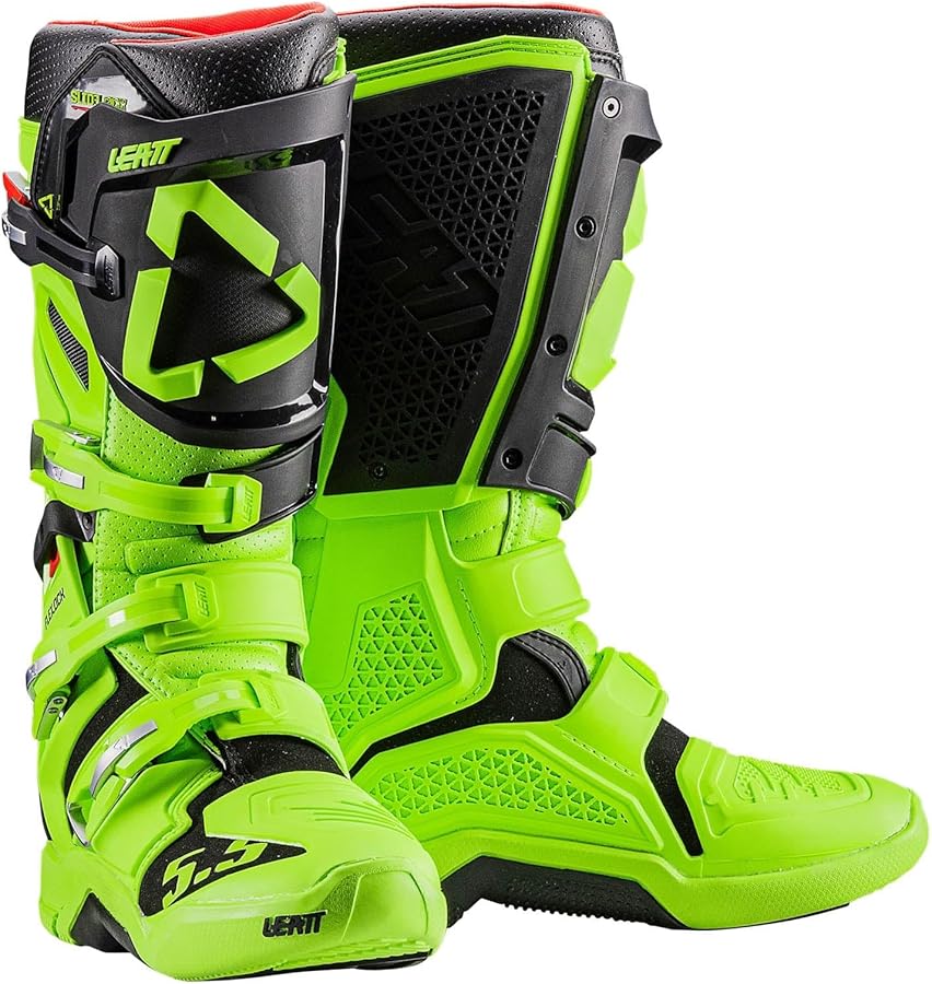 Amazon.com: Leatt Boot 5.5 FlexLock (Lime Green, US Footwear Size
