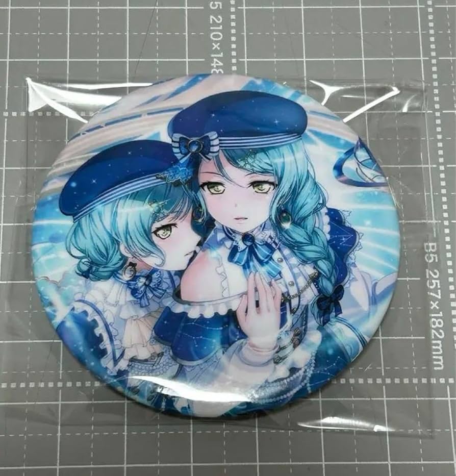 氷川紗夜 Roselia Flamme / Wasser タオル＆缶バッジセット 氷川紗夜