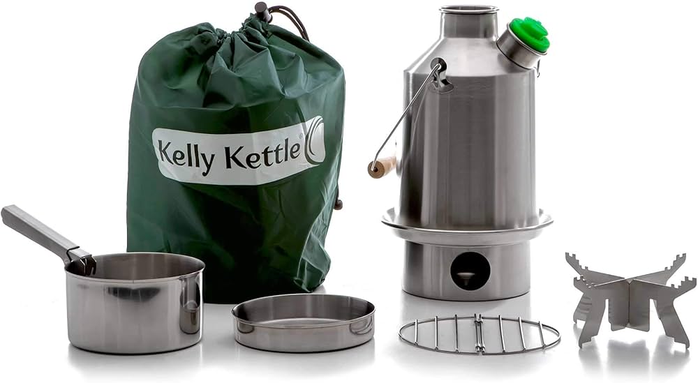Amazon.com: Scout 41 oz. Stainless Steel Kelly Kettle® Basic Kit