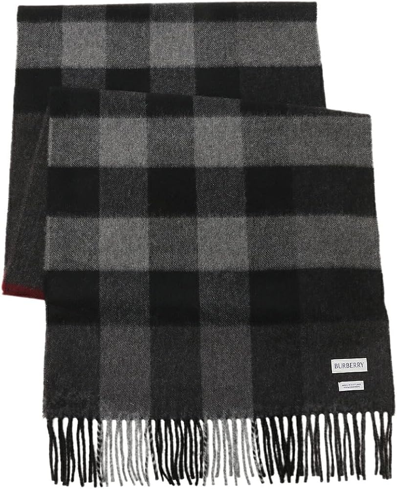 Amazon.co.jp: [BURBERRY] [バーバリー] マフラー グレー メンズ