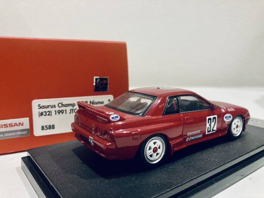 Amazon | 1/43 HPI ザウルスチャンプ スカイライン GT-R (R32) 1991