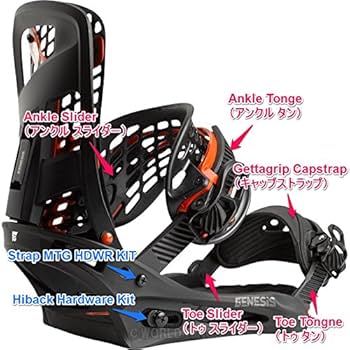 Amazon | （バートン）Burton アンクル スライダー 1 足首側ストラップ