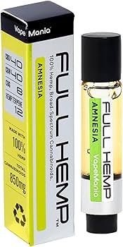 Amazon | VapeMania FULL HEMP Cartridge AMNESIA 1ml CBD CBN CBG
