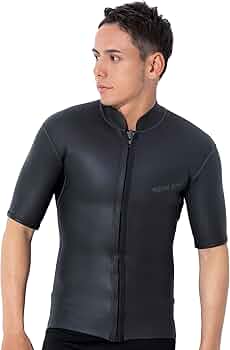 Amazon | FELLOW タッパー 2mm ショートスリーブ 半袖 フロントジップ