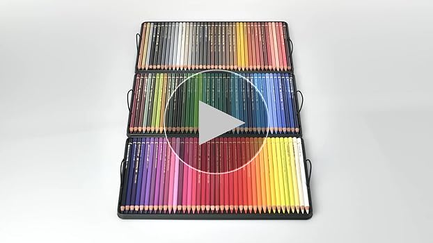 Amazon.co.jp: ファーバーカステル ポリクロモス色鉛筆セット 120色 缶