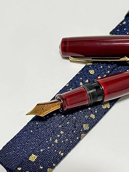 Amazon.co.jp: 中屋万年筆 NAKAYA ピッコロ シガー 赤溜 14K 細字
