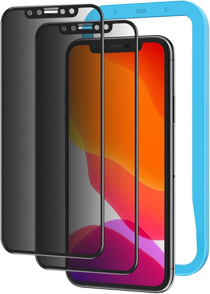 Amazon | NIMASO 覗き見防止 iphone11ガラスフィルム / iphone xr 用