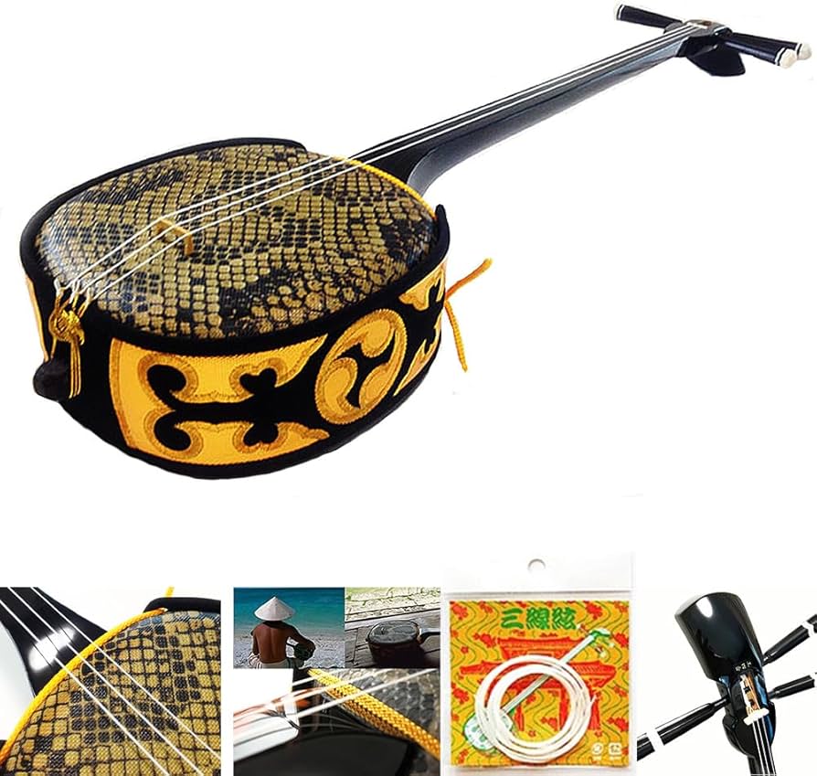 Amazon.co.jp: ちゅら咲 沖縄三線 トライアル初心者向けセット （中型