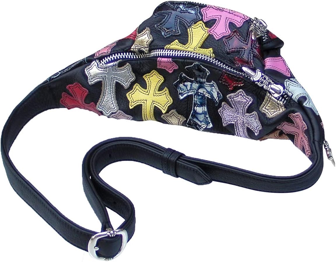 Amazon | CHROME HEARTS SNAT BAG MINI MULTI COLOR CROSS LEATHER