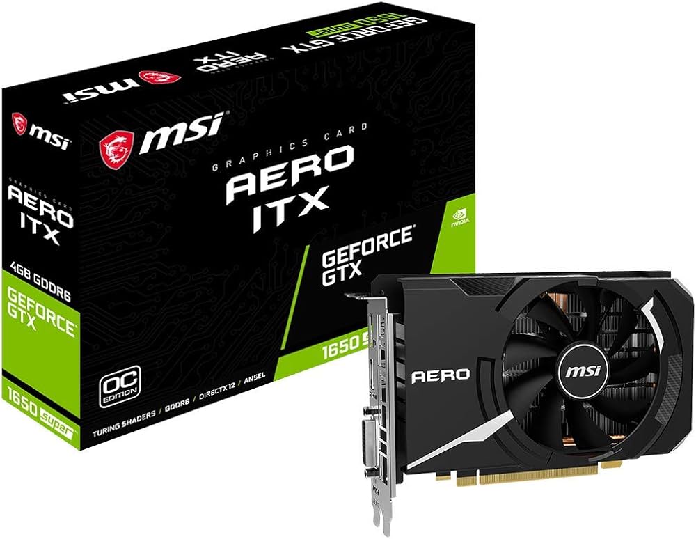 Amazon | MSI GeForce GTX 1650 SUPER AERO ITX OC グラフィックス