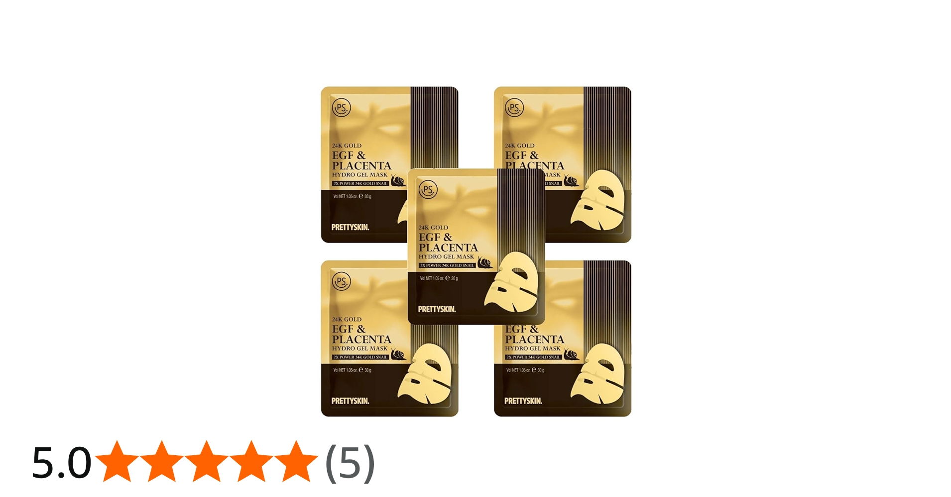 Amazon.co.jp: PRETTYSKIN 24Kゴールド スネイルEGF＆プラセンタ配合