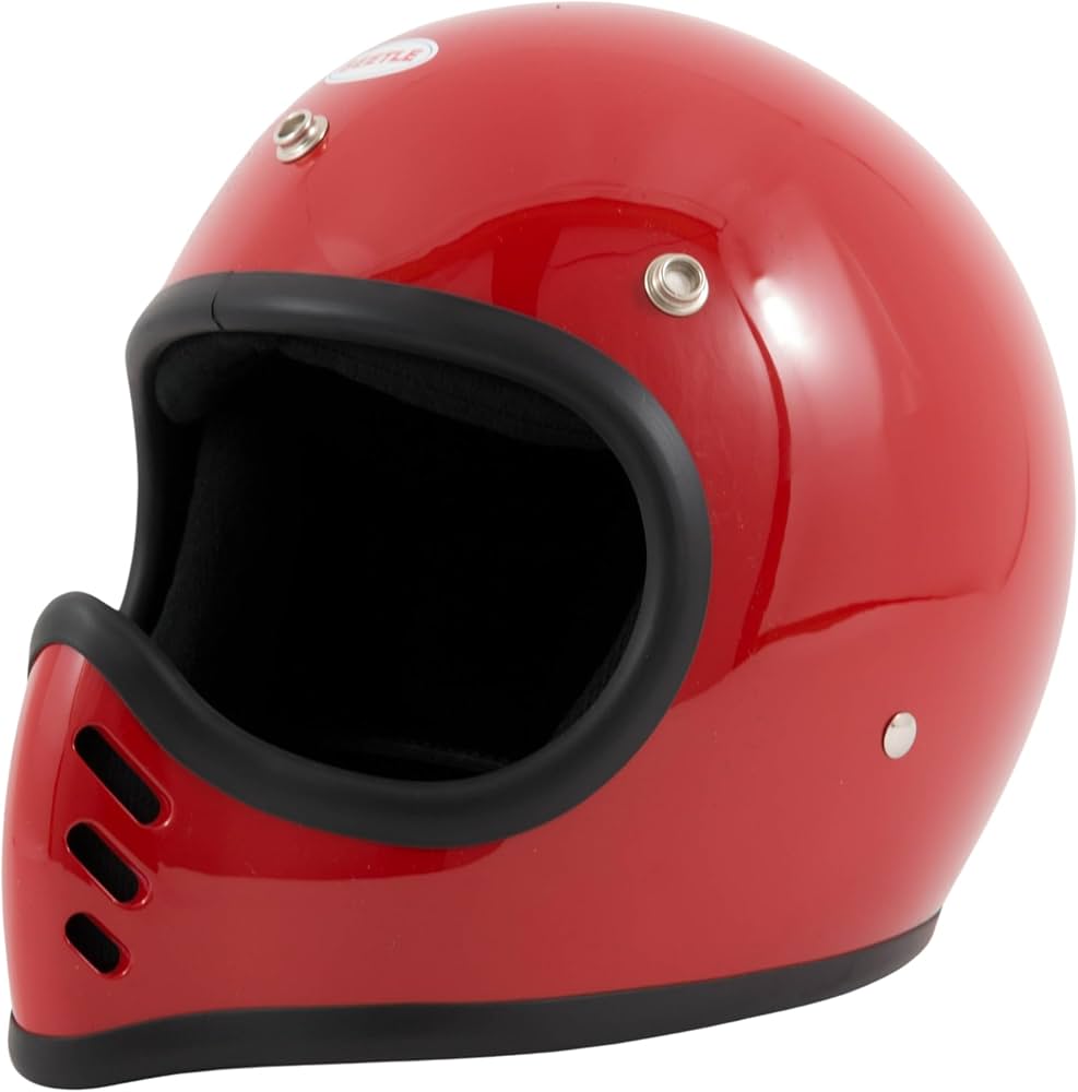 Amazon.co.jp: オーシャンビートル MTX ヘルメット レッド OCEAN