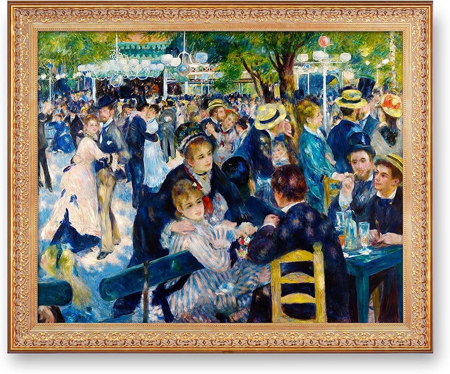 Amazon.com: Bal du Moulin de la Galette by Pierre-Auguste Renoir