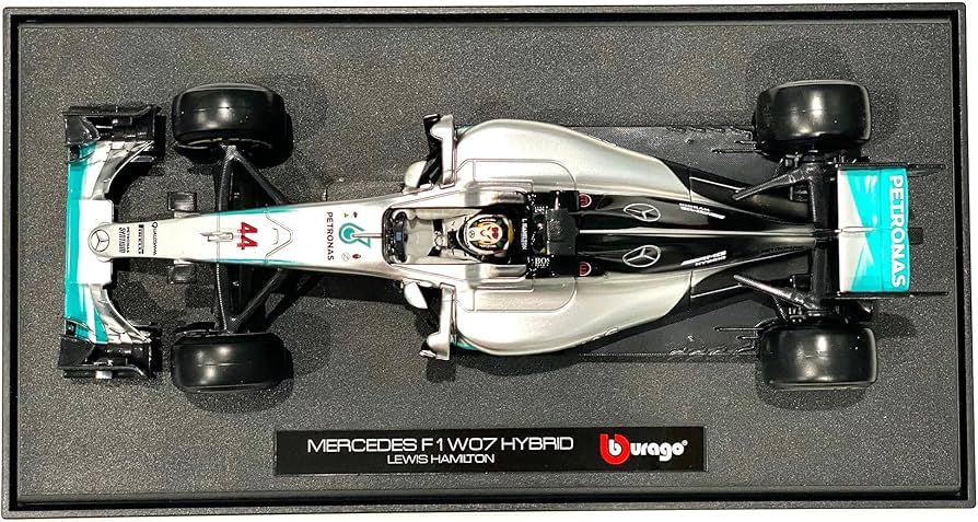 Amazon.co.jp: Mercedes AMG F1 W07 Hybrid Petronas Lewis Hamilton