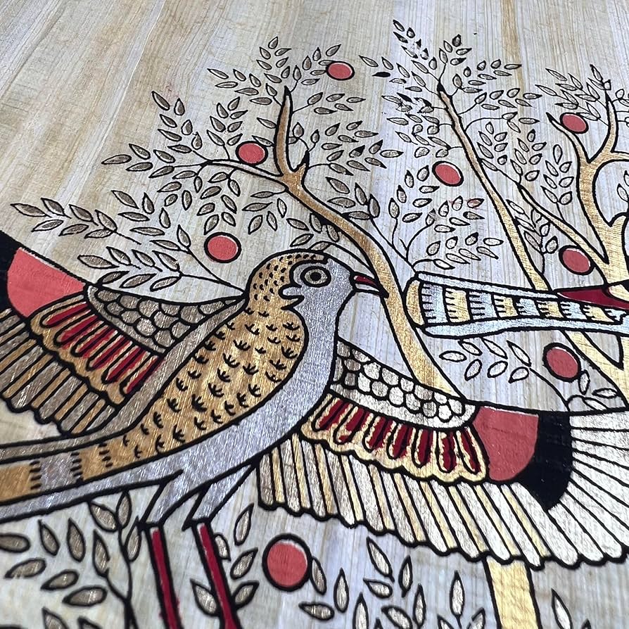 Amazon.co.jp: 生命の木 – 古代エジプトのパピルス絵画 – 本物の