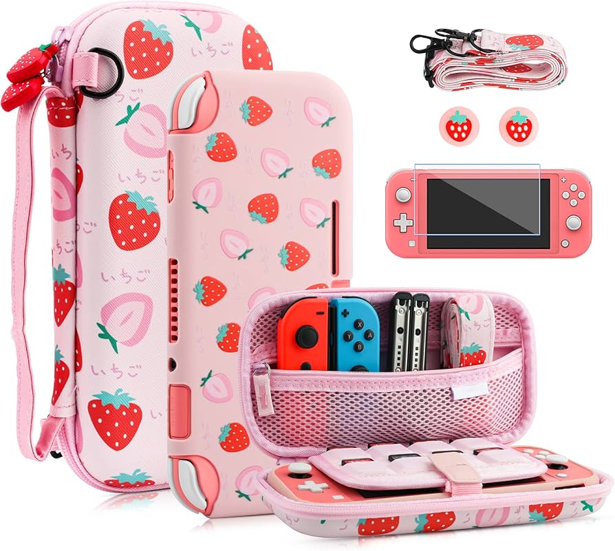 Amazon.com: FANPL Case for Nintendo Switch Lite, Cute Pink